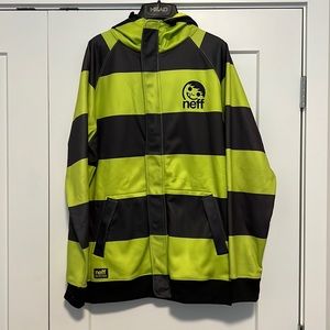 Neff snowboarding zip up hoodie